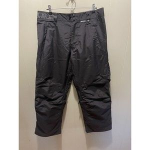 Burton The White Collection Black Cargo Mens Snowpant Size M EUC